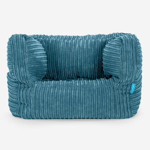 Albert Kinder Sitzsack Sessel 1-5 Jahre - Cord Türkis