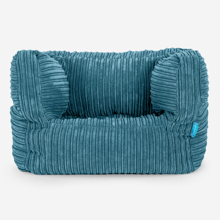 Albert Kinder Sitzsack Sessel 1-5 Jahre - Cord Türkis_01