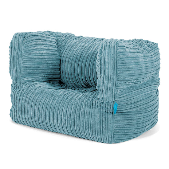 Albert Kinder Sitzsack Sessel 1-5 Jahre - Cord Türkis_02