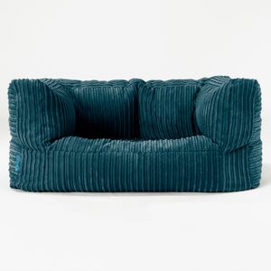 Kindersofa Albert 2-6 jahren - Cord Blaugrün