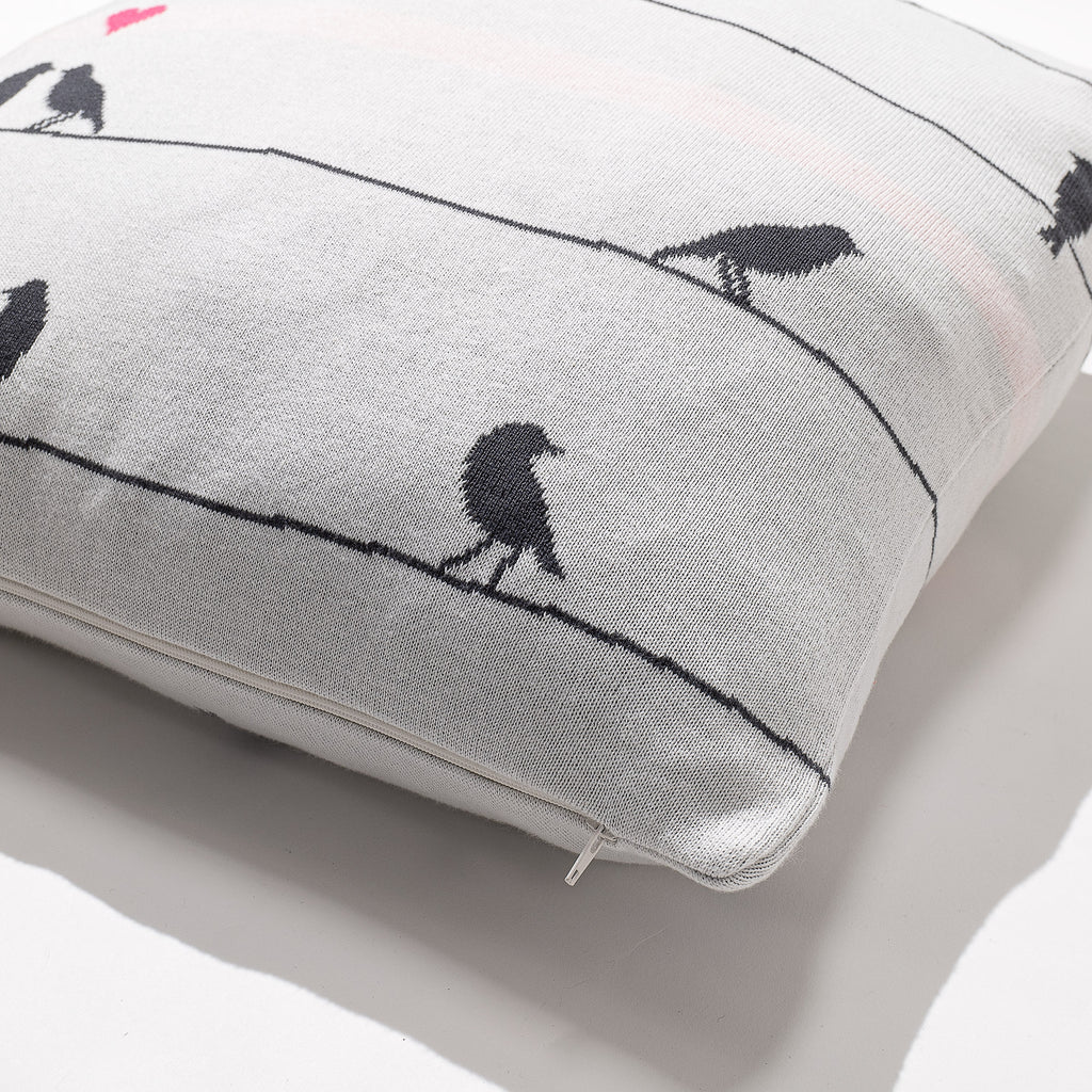 Kissen 47 x 47cm - 100% Baumwoll Bird 02