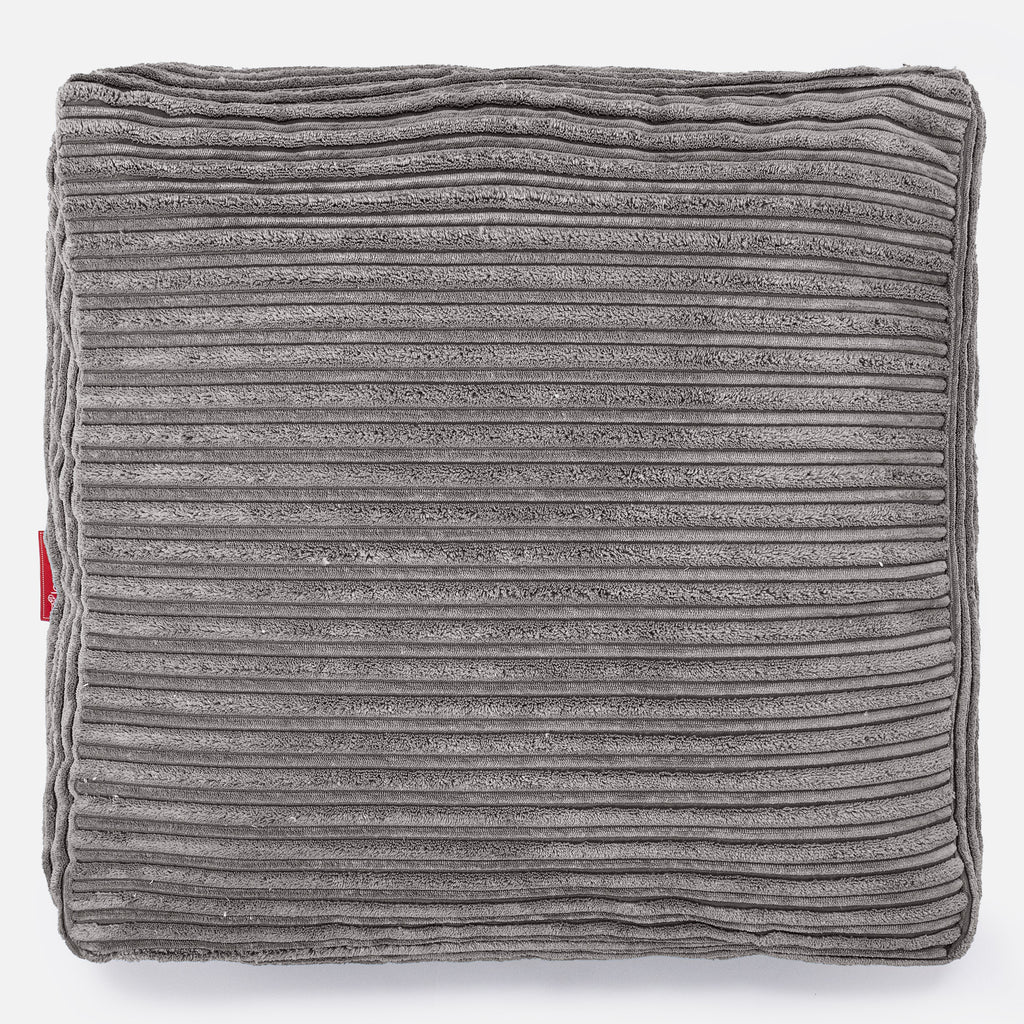 Bodenkissen - Cord Schiefergrau 03