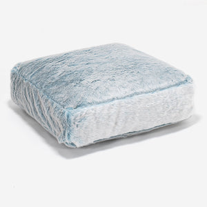 Sitzkissen - Kaninchen Kunstfell Pastellblau