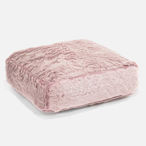 Sitzkissen - Kaninchen Kunstfell Pastellrosa