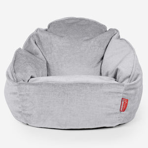 Bubble Sitzsack Sessel - Chenille Grau