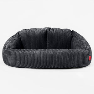 Bubble Sitzsack Sofa - Cord Schwarz