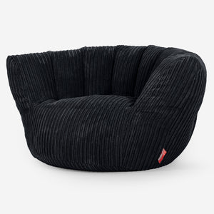 Charles Vintish Sitzsack - Cord Schwarz