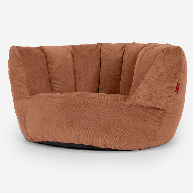 Charles Vintish Sitzsack - Feincord Bernsteinfarbe 02