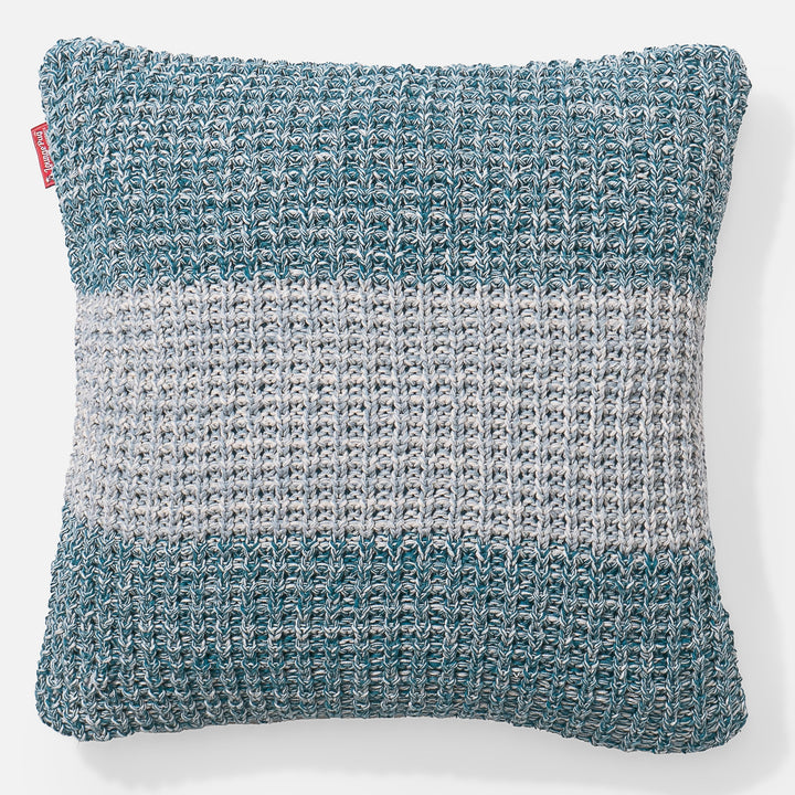 Kissen 47 x 47cm - 100% Baumwoll Chester Blau 01