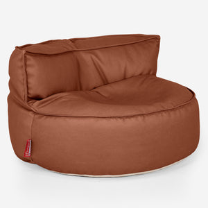 Chloe Sitzsacksofa - Veganes Leder Kastanienbraun