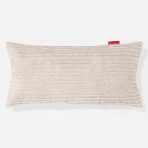 Riesen Dekokissen / Sofa Kissenbezug 40 x 70cm - Cord Elfenbein