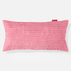 Riesen Dekokissen / Sofa Kissenbezug 40 x 70cm - Cord Koralle