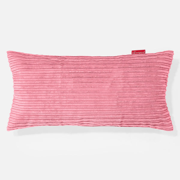 Riesen Kissen 40 x 80cm - Cord Koralle 01
