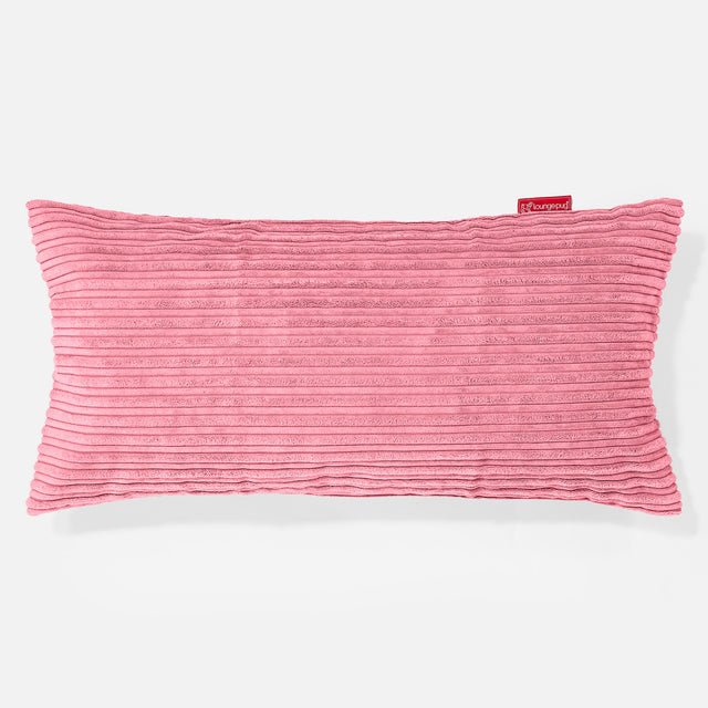 Riesen Kissen 40 x 80cm - Cord Koralle 01