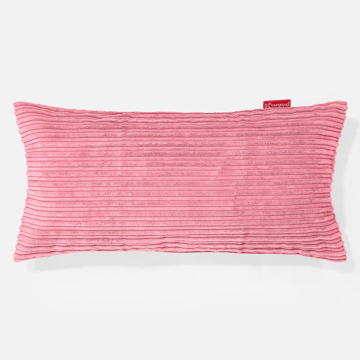 Riesen Kissen 40 x 80cm - Cord Koralle 01