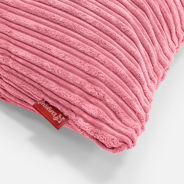Riesen Kissen 40 x 80cm - Cord Koralle 02