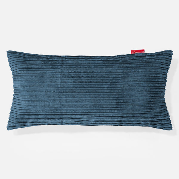 Riesen Kissen 40 x 80cm - Cord Marineblau 01