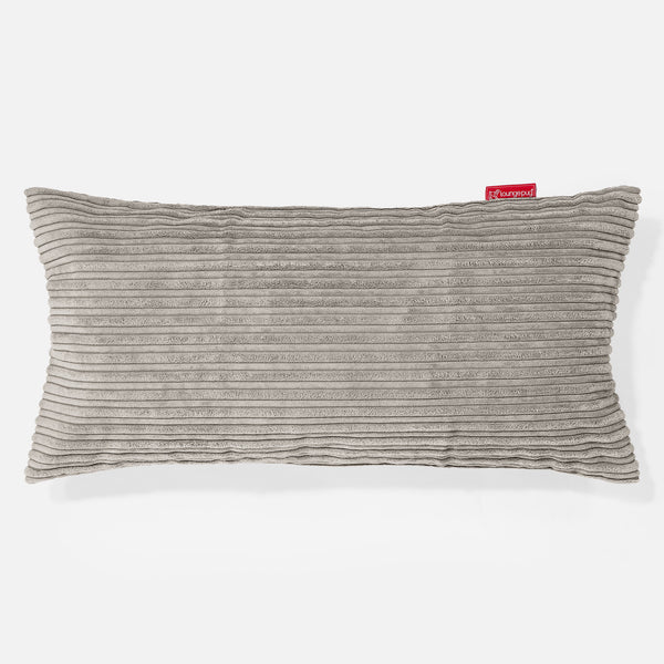Riesen Kissen 40 x 80cm - Cord Nerzfarben 01