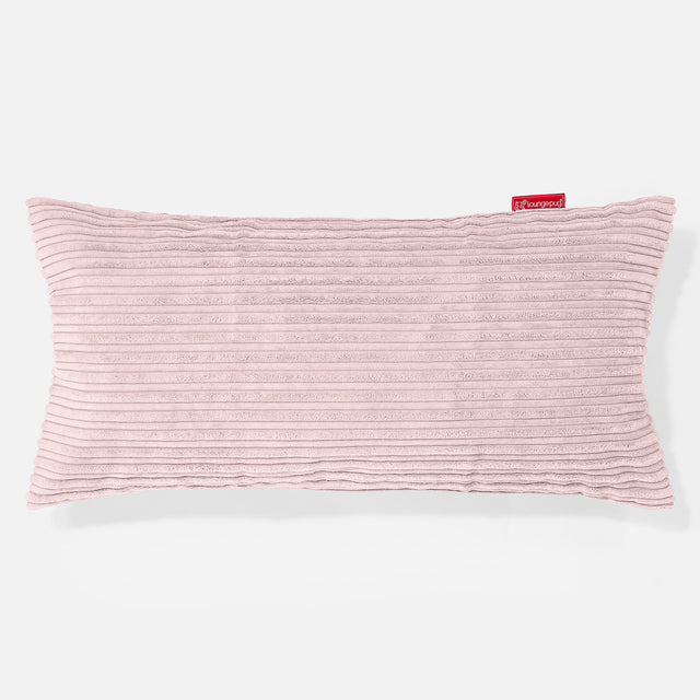 Riesen Kissen 40 x 80cm - Cord Rosa 01
