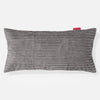 Riesen Kissen 40 x 80cm - Cord Schiefergrau 01