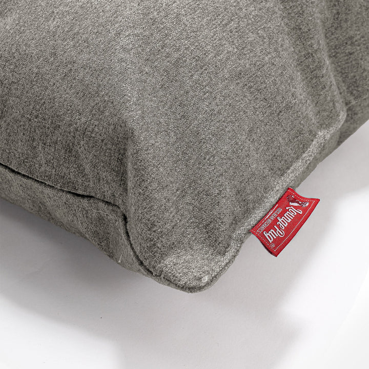 Riesen Kissen 40 x 80cm - Interalli Wolle Silber 02