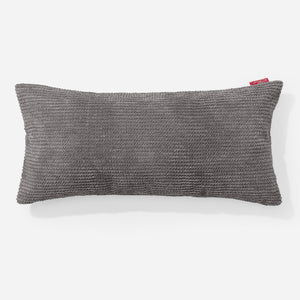 Riesen Dekokissen / Sofa Kissenbezug 40 x 70cm - Pom-Pom Anthrazit