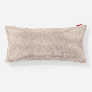 Riesen Dekokissen / Sofa Kissenbezug 40 x 70cm - Pom-Pom Creme