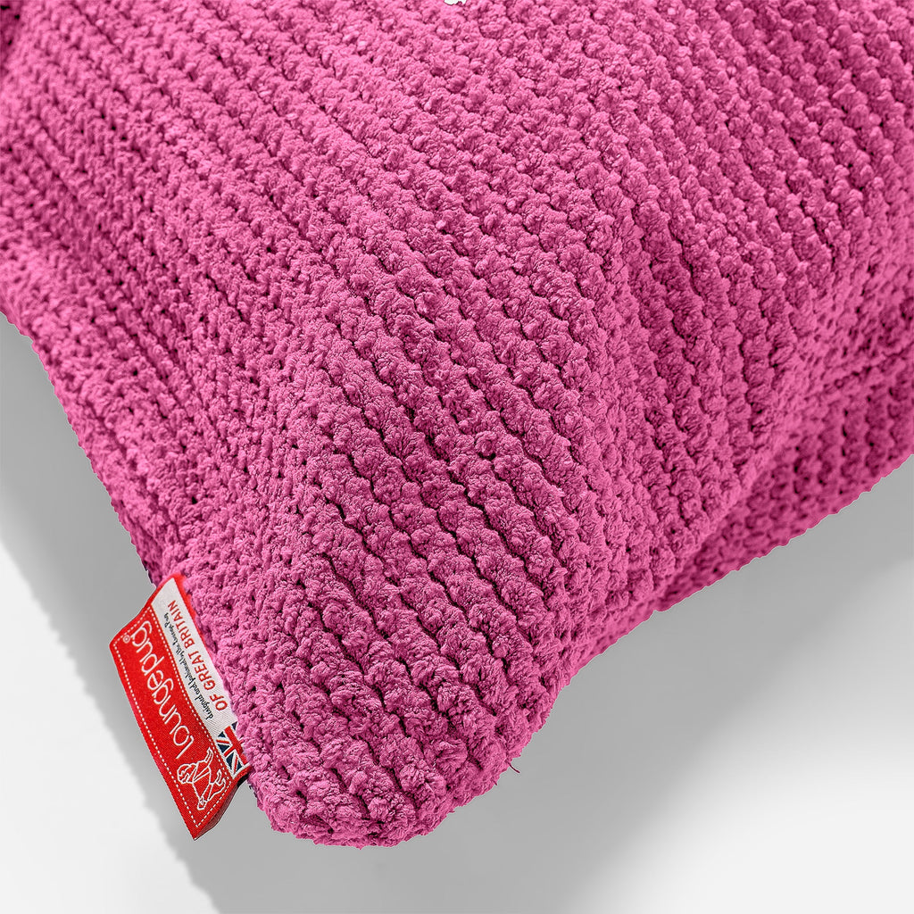 CloudSac 50 Riesen Memory-Schaum Kissen 40 x 80cm - Pom-Pom Pink 02