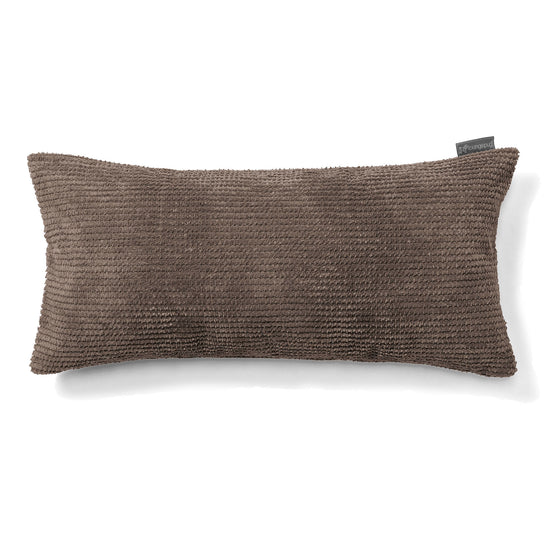 Riesen Kissen 40 x 80cm - Pom-Pom Schoko 01