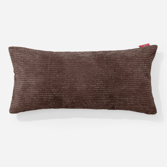 Riesen Kissen 40 x 80cm - Pom-Pom Schoko 01