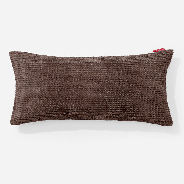 Riesen Kissen 40 x 80cm - Pom-Pom Schoko 01