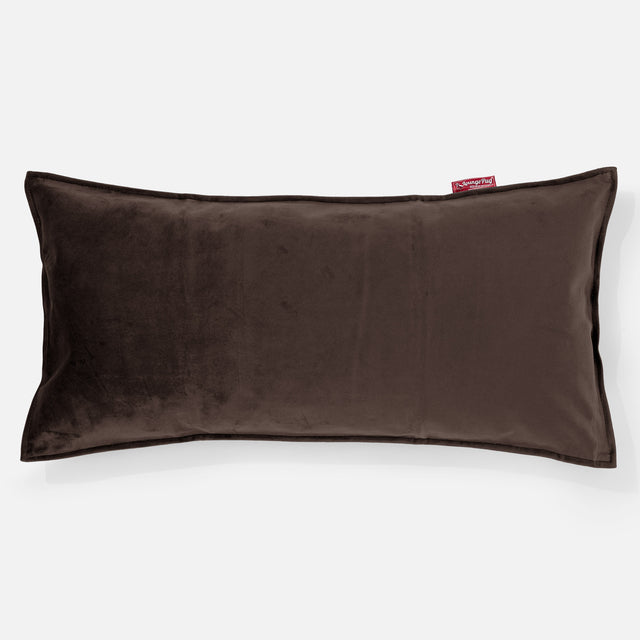 Riesen Kissen 40 x 80cm - Samt Espresso 01