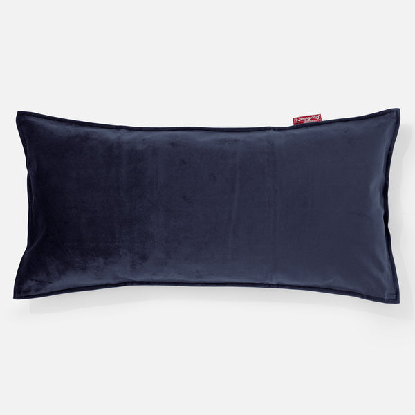 Riesen Kissen 40 x 80cm - Samt Marineblau 01