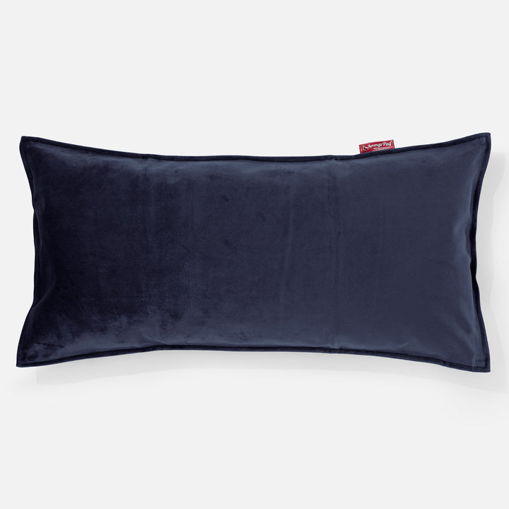 Riesen Kissen 40 x 80cm - Samt Marineblau 01