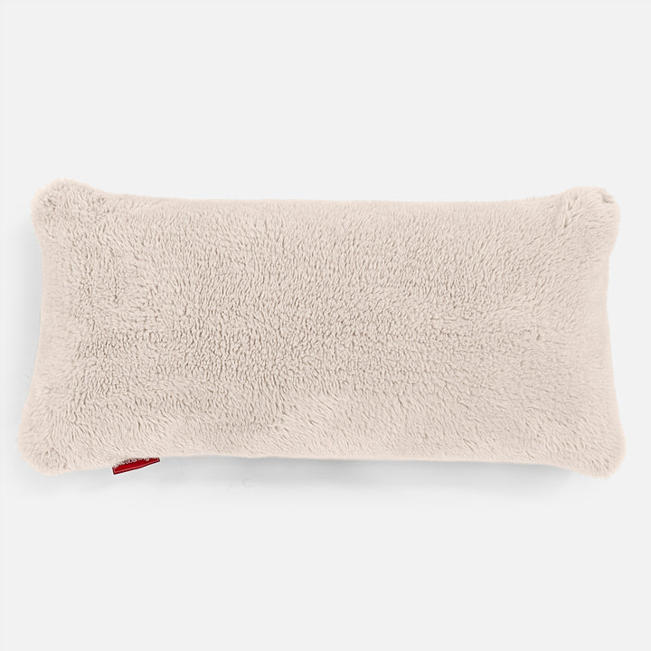 Riesen Kissen 40 x 80cm - Teddy Kunstfell Creme 01