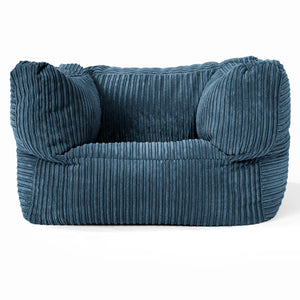 Albert Sitzsack Ohrensessel - Cord Marineblau