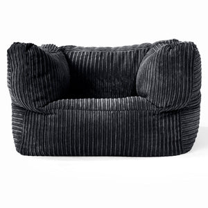 Albert Sitzsack Ohrensessel - Cord Schwarz