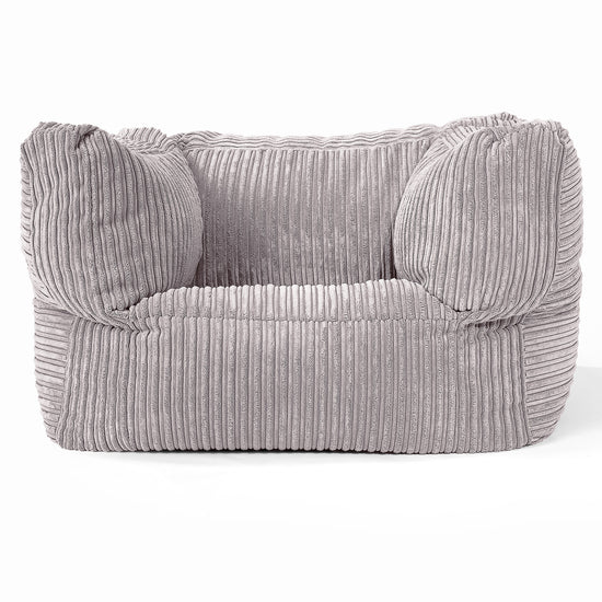 Albert Sitzsack Ohrensessel - Cord Silbergrau 01