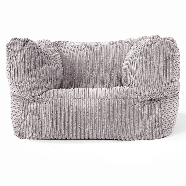 Albert Sitzsack Ohrensessel - Cord Silbergrau 01
