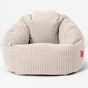Bubble Sitzsack Sessel - Cord Elfenbein