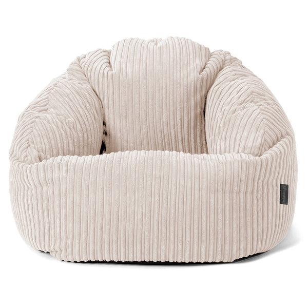 Bubble Sitzsack Sessel - Cord Elfenbein 01