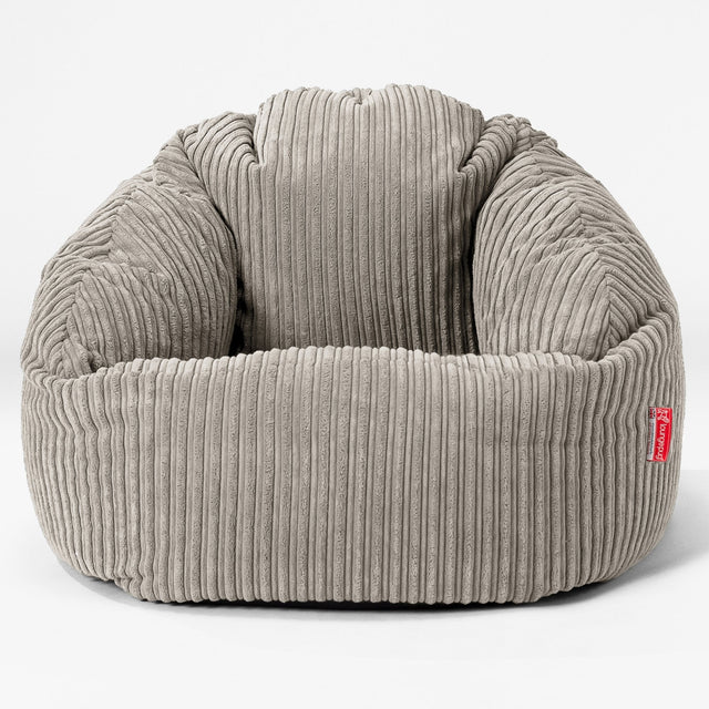Bubble Sitzsack Sessel - Cord Nerzfarben 01