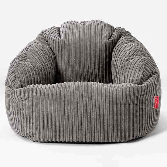 Bubble Sitzsack Sessel - Cord Graphitgrau 01
