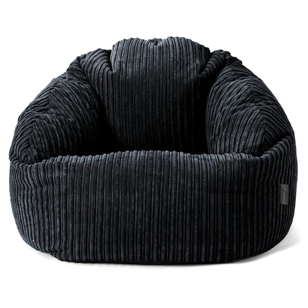 Bubble Sitzsack Sessel - Cord Schwarz 01
