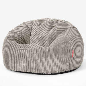 Klassischer Sitzsack Sessel - Cord Nerzfarben