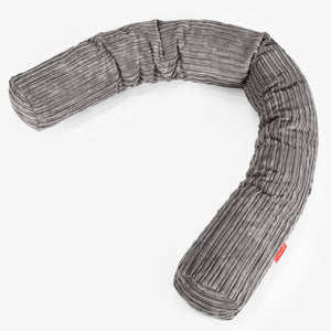 Seitenschläferkissen XXL - Cord Graphitgrau