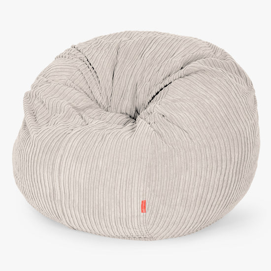 Das Sitzsackbett - Cord Elfenbein 01