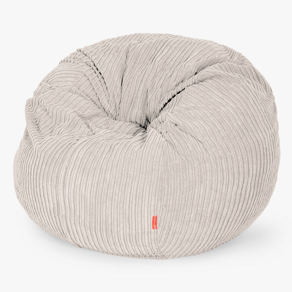 Das Sitzsackbett - Cord Elfenbein 01