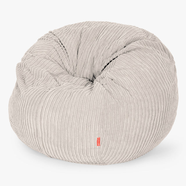 Das Sitzsackbett - Cord Elfenbein 01