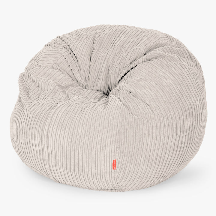 Das Sitzsackbett - Cord Elfenbein 01